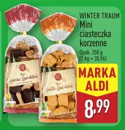 ALDI Ciasteczka WINTER TRAUM Mini ciasteczka korzenne oferta