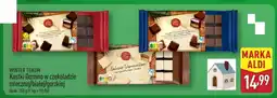 ALDI Czekolada WINTER TRAUM Kostki Domino w czekoladzie mlecznej/białej/gorzkiej oferta
