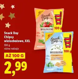 Lidl Chipsy Snack Day Chipsy wielozbożowe, XXL oferta