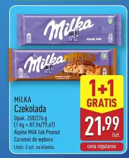 ALDI Czekolada MILKA oferta