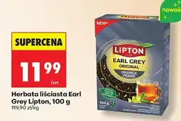 Biedronka Herbata liściasta Earl Grey Lipton oferta