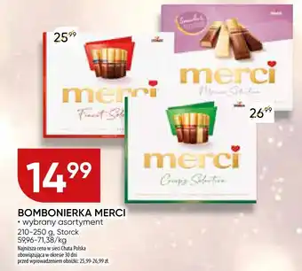 Bombonierka MERCI wybrany asortyment