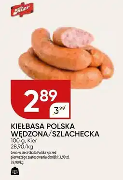 Chata Polska Kiełbasa polska wędzona/szlachecka Kier oferta