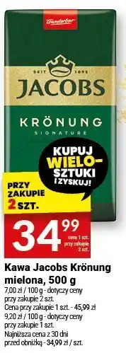Twój Market Kawa Jacobs Krönung mielona oferta