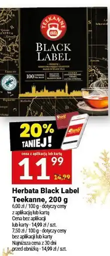 Twój Market Herbata Black Label Teekanne oferta