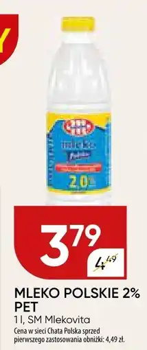 Chata Polska Mleko polskie 2% PET SM Mlekovita oferta