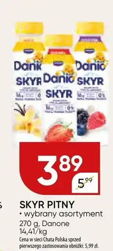 Chata Polska Skyr pitny Danone wybrany asortyment oferta