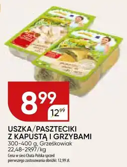 Chata Polska Uszka/paszteciki z kapustą i grzybami Grzeskowiak oferta