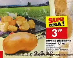 Twój Market Ziemniaki jadalne myte Novopack, 2,5 kg oferta
