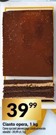 Twój Market Ciasto opera, 1 kg Twój Market oferta