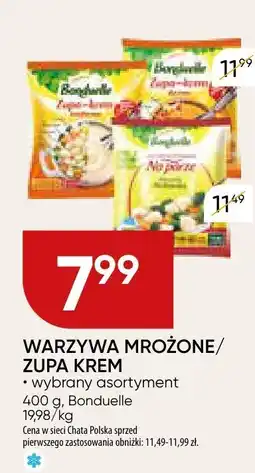 Chata Polska Zupa krem mrożona, wybrany asortyment Bonduelle oferta