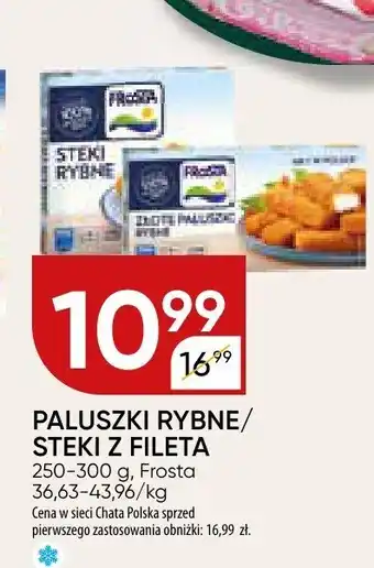 Chata Polska Steki rybne Frosta oferta