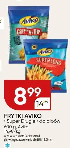 Chata Polska Frytki Aviko Super Długie, do dipów oferta