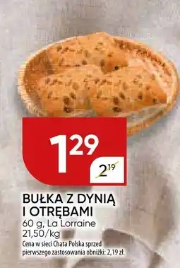 Chata Polska Bułka z dynią i otrębami Chata Polska oferta