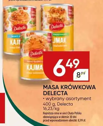 Chata Polska Masa krówkowa delecta oferta