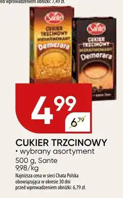 Chata Polska Cukier trzcinowy Sante oferta