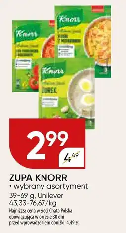 Chata Polska Zupa knorr oferta