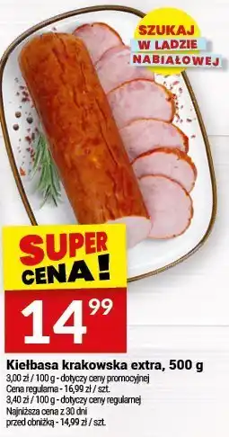 Twój Market Kiełbasa krakowska extra, 500 g Twój Market oferta