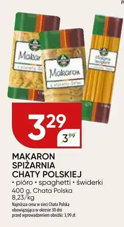 Chata Polska Makaron spiżarnia chaty polskiej Chata Polska oferta