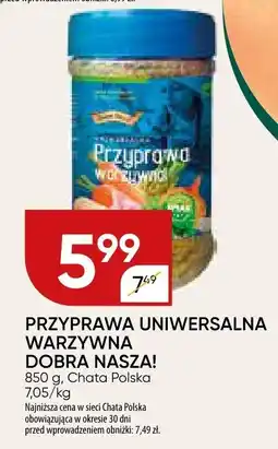 Chata Polska Przyprawa uniwersalna warzywa dobra nasza! Chata Polska oferta