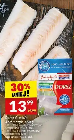 Twój Market Dorsz filet b/s Abramczyk, 450 g oferta