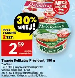 Twój Market Twaróg Delikatny President, 150 g oferta
