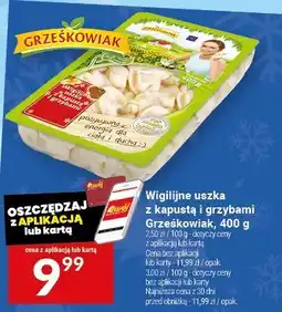 Twój Market Wigilijne ueczka z kapustą i grzybami Grzeskowiak, 400 g oferta