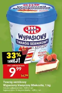 Twój Market Twaróg sernikowy Wypasiony Klasyczny Mlekovita, 1 kg oferta