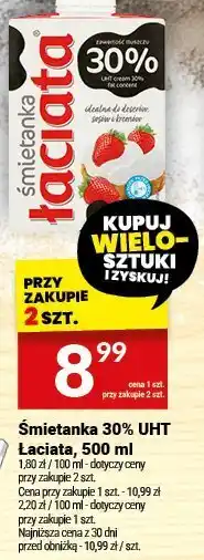 Twój Market Śmietanka 30% UHT Łaciata, 500 ml oferta