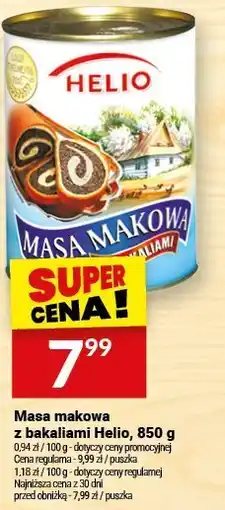 Twój Market Masa makowa z bakaliami Helio, 850 g oferta