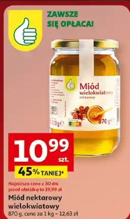 Auchan Miód nektarowy wielokwiatowy Auchan oferta