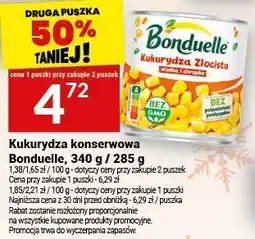 Twój Market Kukurydza konserwowa Bonduelle, 340 g / 285 g oferta