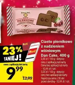 Twój Market Ciasto piernikowe z nadzieniem wiśniowym Dan Cake, 400 g oferta