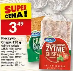 Twój Market Pieczywo Crispy, 130 g Melvit oferta