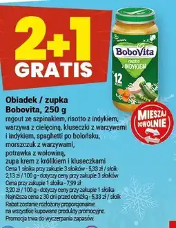 Twój Market Obiadek / zupka Bobovita, 250 g oferta