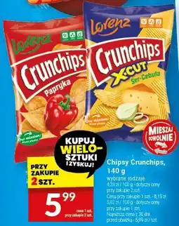 Twój Market Chipsy Crunchips różne rodzaje, 140 g oferta
