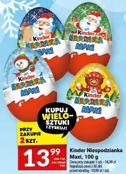 Twój Market Czekolada Kinder Niespodzianka Maxi, 100 g oferta
