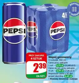 Dino Pepsi napój gazowany 330 ml oferta