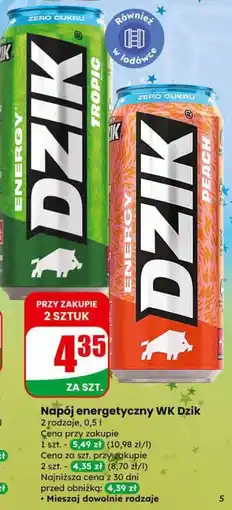 Dino WK Dzik Napój energetyczny 0,5 l oferta