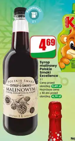Dino Syrop malinowy Polskie Smaki Excellence 1 l oferta