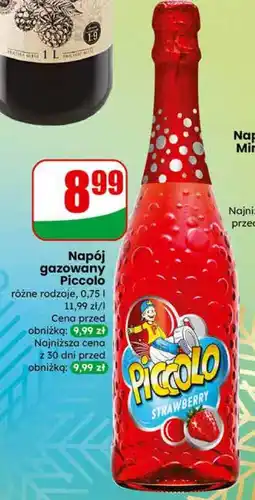 Dino Napój gazowany Piccolo 0,75 l strawberry oferta