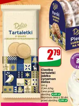 Dino Ciastka tartaletki jabłko cynamon Deliss oferta