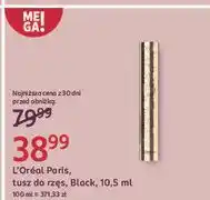 Rossmann Tusz do rzęs all night black L'oreal Panorama oferta
