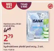 Rossmann Płatki pod oczy hydrożel aloes Isana oferta
