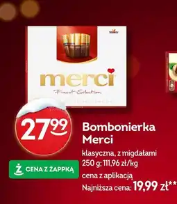 Żabka Bombonierka Merci klasyczna z migdałami oferta