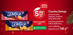 Żabka Ciastka Delicje pomarańczowe, malinowe, wiśniowe oferta