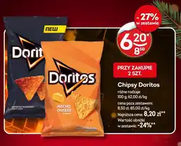 Żabka Chipsy Doritos różne rodzaje oferta