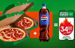 Żabka 2x Pizza + Pepsi 0,85 l Żabka oferta