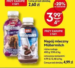 Żabka Napój mleczny Müllermilch różne rodzaje oferta