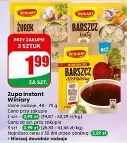 Dino Zupa instant Winiary oferta